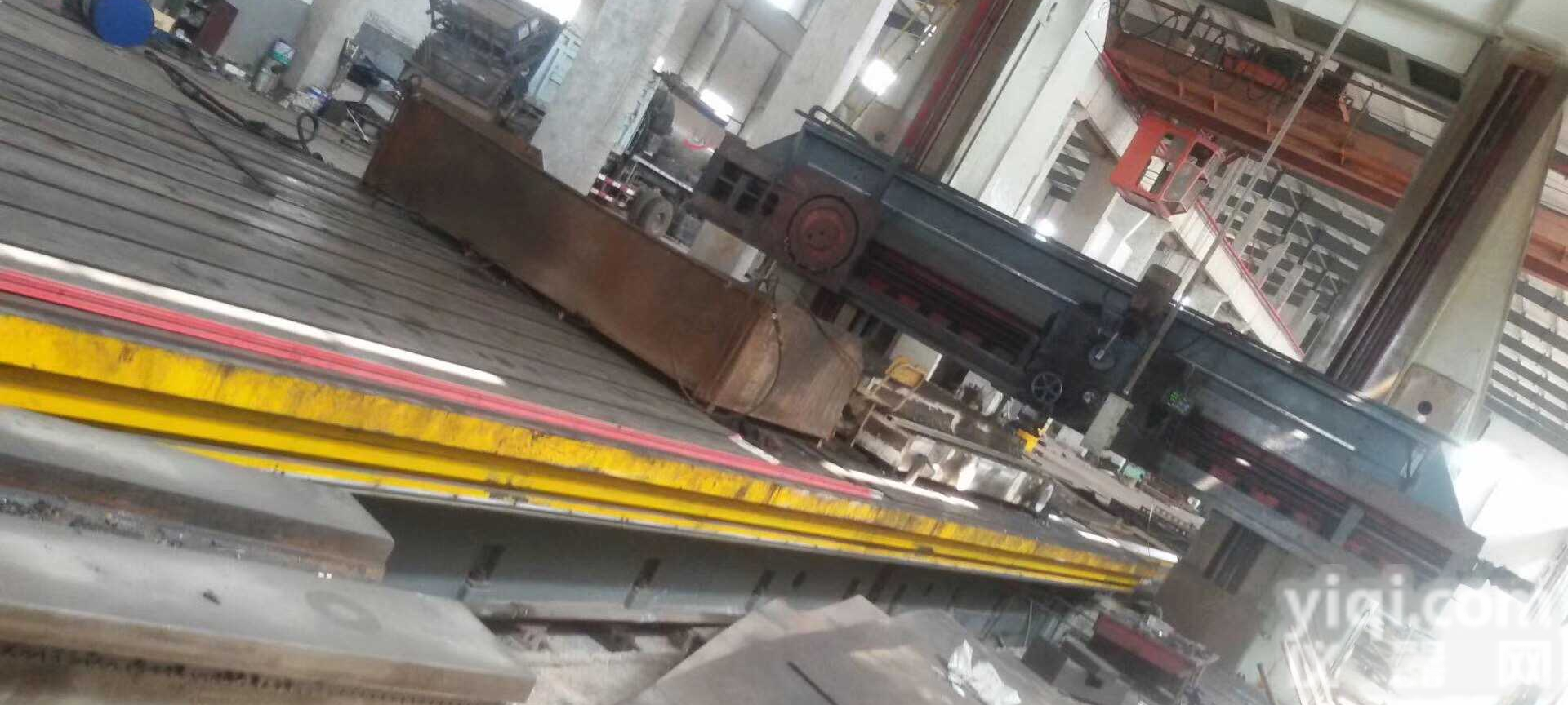 山东青岛黄岛17米<em>龙门铣</em><em>数显</em>改造安装磁栅尺