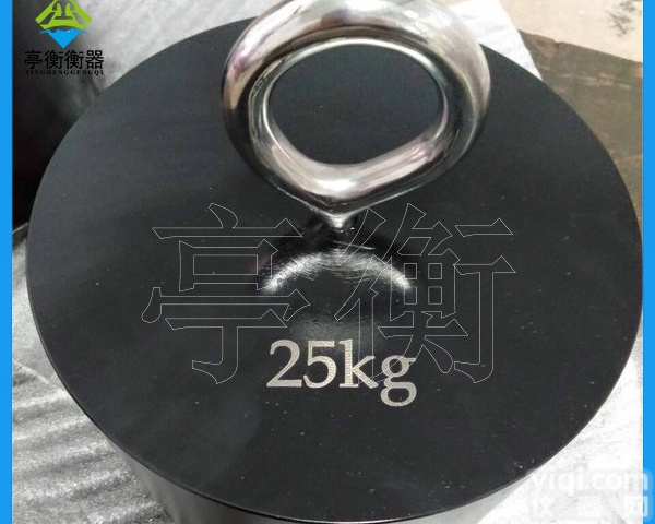 圆柱形带提环<em>砝码</em>，不锈钢<em>吊环</em><em>砝码</em>