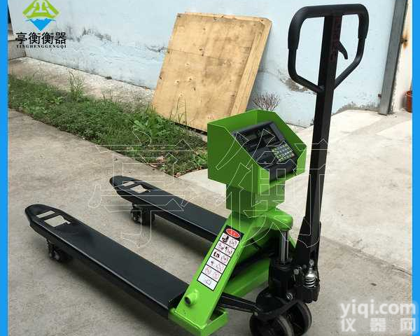 福建手压叉车秤，3T<em>液压</em><em>搬运</em>车秤带<em>打印</em>
