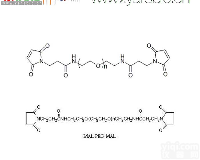 Mal-<em>PEG</em>-Mal <em>Maleimide</em>-<em>PEG</em>-<em>Maleimide</em> 双马来酰亚胺聚乙二醇