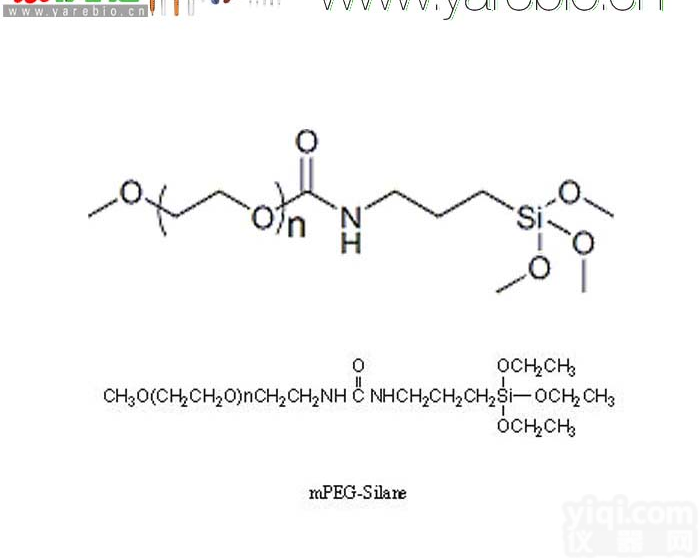 mPEG-Silane mPEG-Sil <em>甲氧基</em>聚乙二醇<em>硅烷</em> <em>甲氧基</em>PEG<em>硅烷</em>活化PEG