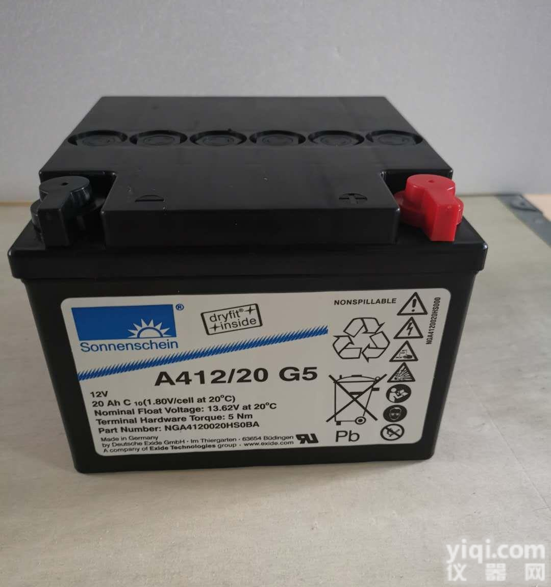 <em>烟台</em>德国阳光蓄电池A412/50A规格<em>尺寸</em>