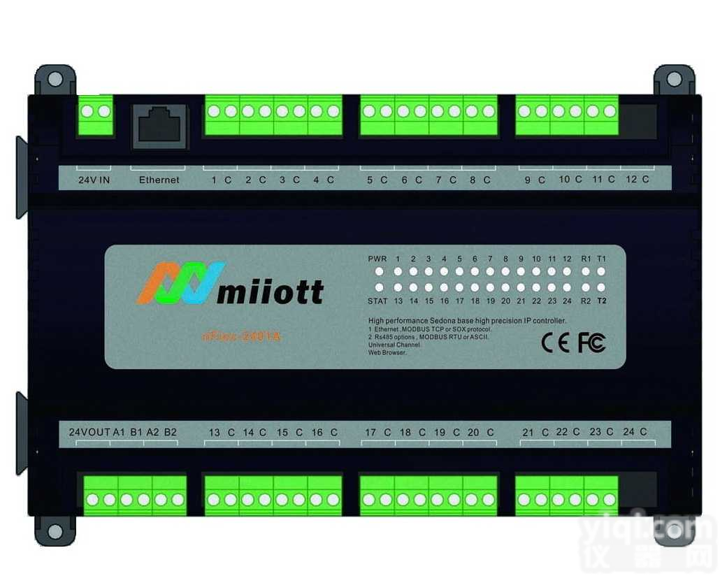 Miiott(美亚) nFioc-2400网络管理型物<em>联网</em><em>控制器</em> 提供调试咨询 智能IP<em>控制器</em>