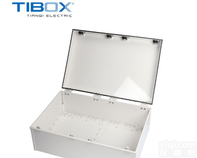 TIBOX户外防水大型ABS<em>接线盒</em>KG-4060配电壳体 <em>铰链</em>+塑料锁密封盒