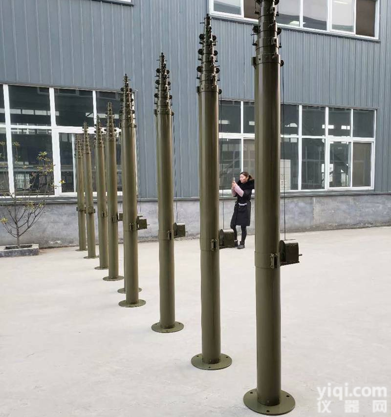 15米<em>移动通讯</em>天线升降杆，<em>便携式</em>升降避雷针，车载电动升降避雷针