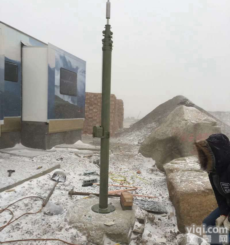 10米车载方舱升降避雷针，<em>野外</em>小型<em>气象站</em>升降杆，20米移动变电站升降避雷针