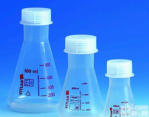 Vitlab <em>锥形</em>瓶100ml，PMP，带PP<em>螺帽</em> 货号66795