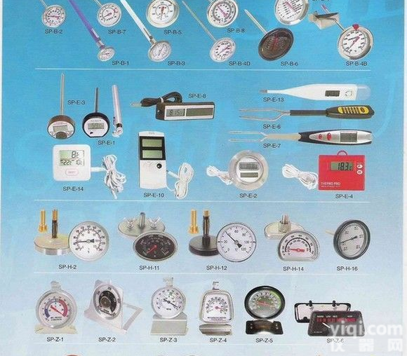 各种类型温度计,湿度计,压力表,<em>温度仪表</em>,流量仪表,工业设备温度计等