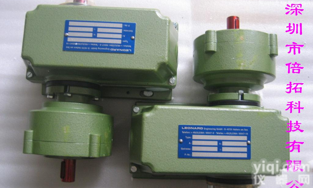 <em>LEONARD</em> 凸轮开关，<em>减速器</em>，联轴器
