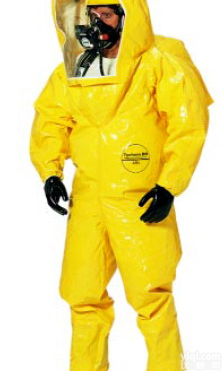 B级防扩服，液密式防化服，<em>全封闭防化服</em>，重型防护服，液氨防化服，防护服，杜邦BR527防化服