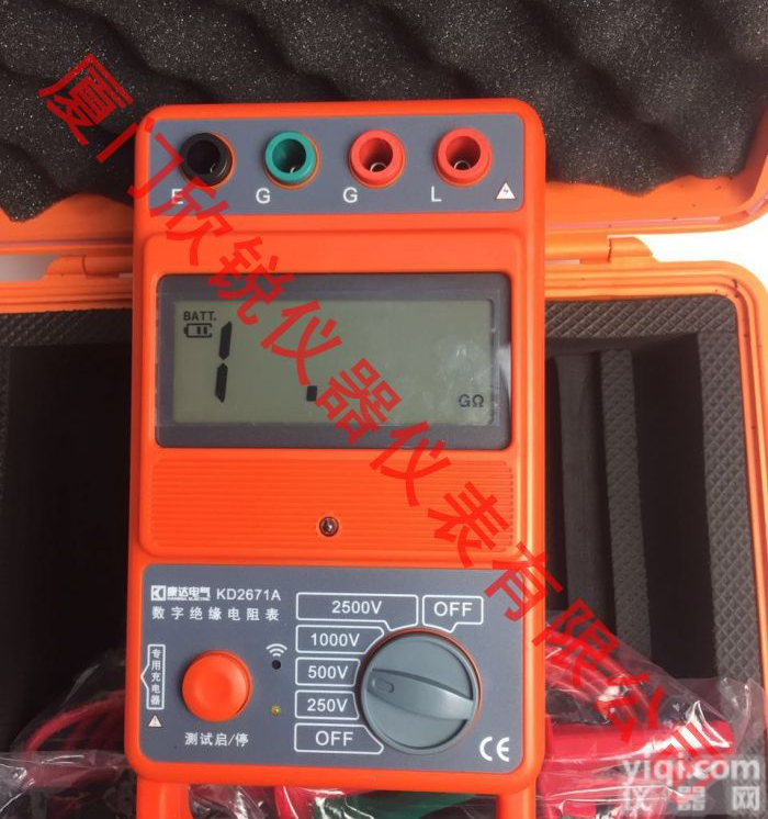 <em>绝缘电阻表</em>2500V数字<em>绝缘电阻表</em><em>兆欧表</em>KD2671A