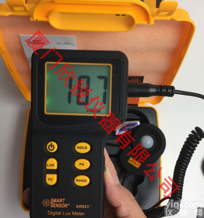 <em>希玛</em><em>AR823</em>便携式数字<em>照度计</em>光度计亮度测量仪数字<em>照度计</em><em>AR823</em>+