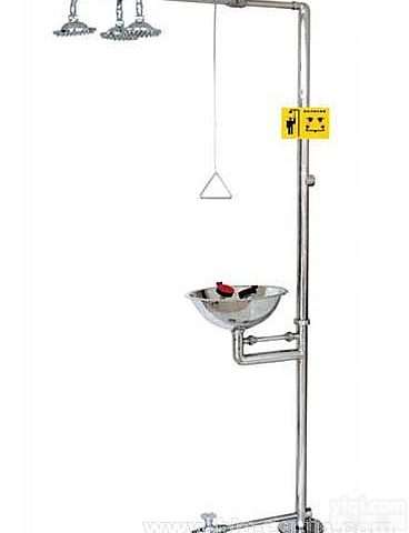 <em>组合式紧急冲淋洗眼器</em>（不锈钢原色）