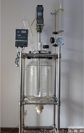 <em>双层</em><em>玻璃</em><em>反应釜</em>-20L，<em>双层</em><em>玻璃</em><em>反应釜</em>