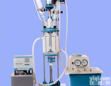 100L双层<em>玻璃</em>发<em>反应釜</em>