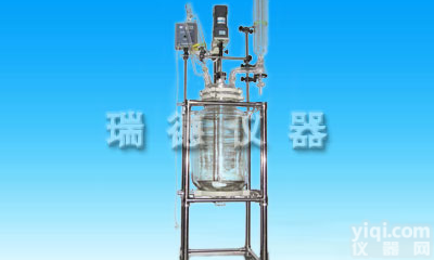 <em>巩义</em>双层玻璃<em>反应釜</em>_（SF30-100L）