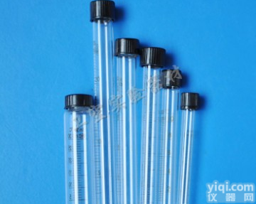 螺口圆底带<em>刻度玻璃试管</em> 定制丝口试管