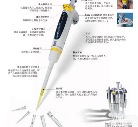 Brand<em>德国</em>单道数字可调<em>移液器</em>整支<em>灭菌</em>