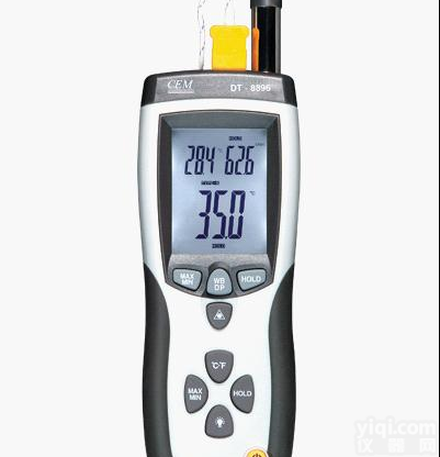 CEM华<em>盛昌</em>干湿球<em>湿度计</em>和红外线测温仪