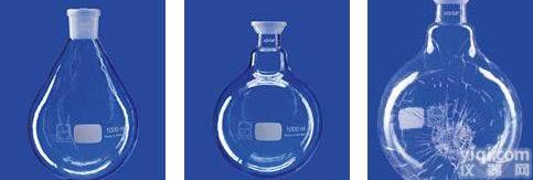 进口玻璃器皿:<em>旋转</em><em>蒸发</em>仪梨形<em>蒸发</em>瓶<em>接收</em>瓶