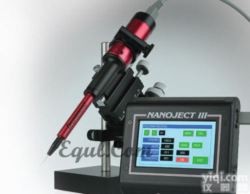 Nanoject III<em>高精度</em>微量<em>注射</em>器