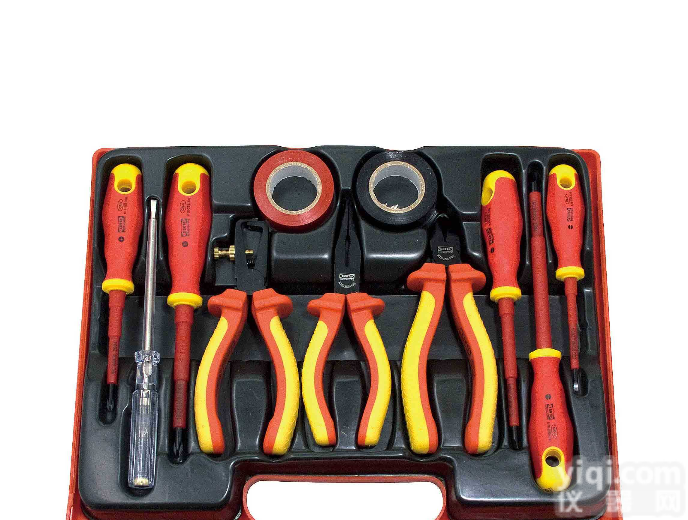 11<em>件套</em>装<em>绝缘</em>工具盒KT8-256-106