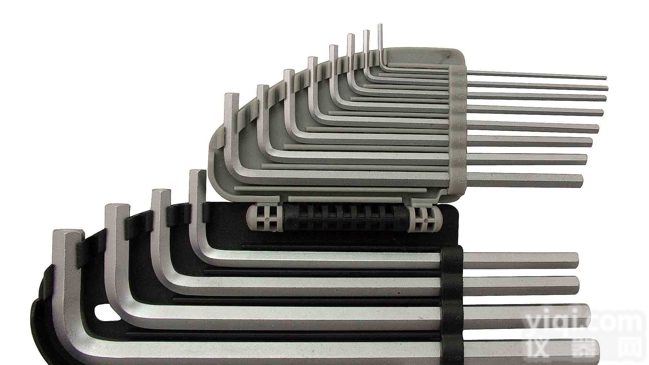 <em>克恩</em>达12<em>件套</em>内六角扳手，英制(加长,平头)