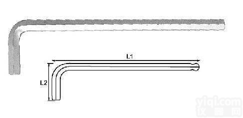 <em>克恩</em>达公制内六角<em>扳手</em>(长,平头,大规格)