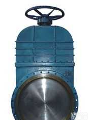 MZ73  MZ73Z73手动<em>对夹式</em>污水刀形<em>闸阀</em> 暗杆刀形<em>闸阀</em> 纸浆阀（图）