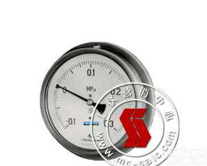 Y-B-<em>不锈钢</em><em>压力表</em>-上海自动化仪表四厂