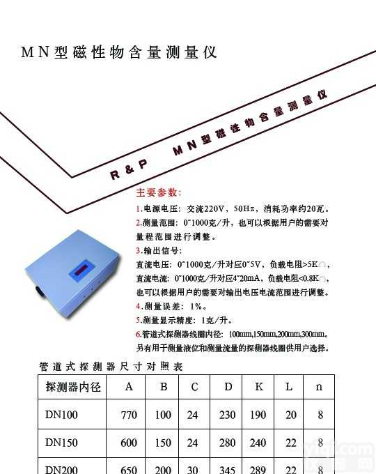 MN型  MN型<em>磁性</em>物<em>含量</em><em>测量仪</em>（磁<em>含量</em>计）