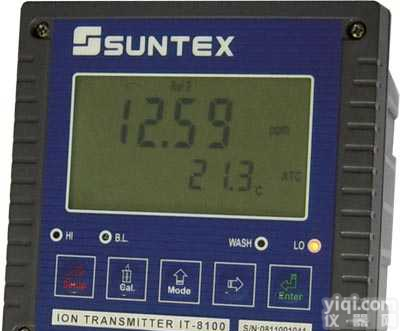 IT-8100  SUNTEX 在线氟离子（F）浓度测定仪-IT-8100