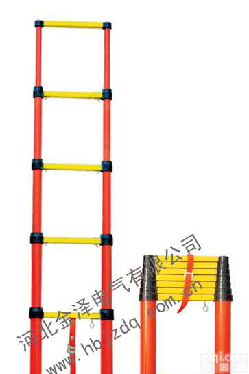 JYT-YG-2.5m、3m、3.5m、3.8m、4.0m  鱼竿式伸缩<em>绝缘</em>梯，<em>绝缘</em>梯，超轻型伸缩<em>绝缘</em>梯，<em>玻璃钢</em><em>绝缘</em>梯，<em>绝缘</em>伸缩梯，<em>绝缘</em>伸缩单梯，<em>绝缘</em>单梯，合梯