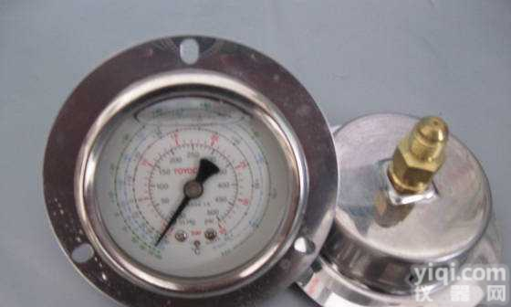 供应60MM轴向带边<em>冷煤</em>（雪种表）<em>压力表</em>