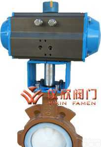 <em>D671F46</em>  <em>气动</em>衬氟<em>蝶阀</em>|<em>气动</em><em>蝶阀</em>