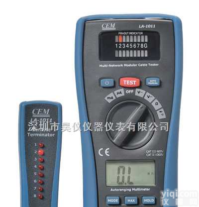 【LA-1011<em> 网络测试仪</em>】  LA-1011<em> 网络测试仪</em> LA-1011 CEM 华盛昌<em> 网络测试仪</em> LA-1011