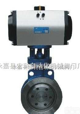 <em>D673H</em>  <em>D673H</em>气动<em>对夹式</em>硬密封<em>蝶阀</em>