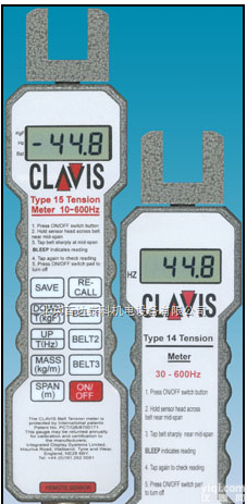 TYPE15  <em>英国</em>CLAVIS<em>皮带</em><em>张力计</em>