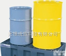 28623  原装进口JUSTRITE防渗漏<em>托盘</em> <em>油桶</em>盛漏<em>托盘</em> 控泄盘 盛漏ZX 溢出物围堵<em>托盘</em> 2桶型