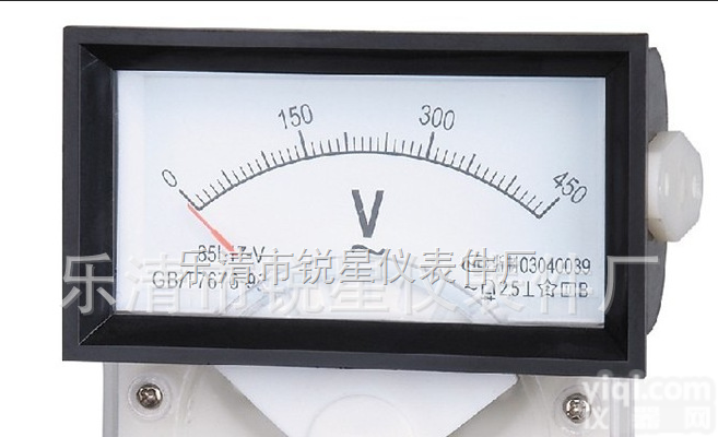 交流<em>电压表</em><em>85L17</em> <em>电流</em><em>电压表</em> 指针式450V