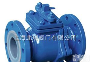 <em>Q41F46</em>  衬氟<em>法兰</em><em>球阀</em><em>Q41F46</em>