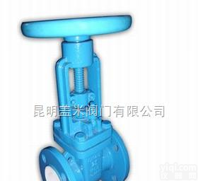 BJ41H/BJ45H，BQ41/BQ47等  衬氟闸阀1-衬氟<em>阀门</em>-盖米衬氟<em>阀门</em>-昆明盖米<em>阀门</em>