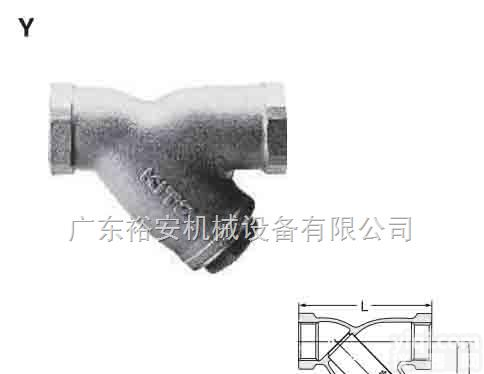 KITZ  <em>进口</em>日本北泽Y型<em>过滤器</em> 北泽青铜<em>蒸汽</em>丝扣<em>过滤器</em>
