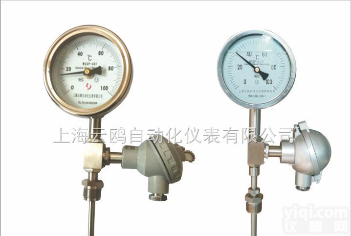 WSSP-411  带<em>热电阻</em>双金属<em>温度计</em>WSSP-411<em>一体化</em>双金属<em>温度计</em>