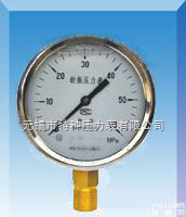 YN60/YN75/YN100/YN15  充油<em>压力表</em>|精确度等级|<em>压力表</em>接头<em>螺纹</em>