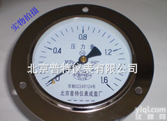 Y-100ZQ  Y-100ZQ轴向带边<em>压力表</em> 轴向带前边<em>压力表</em> 价格报价