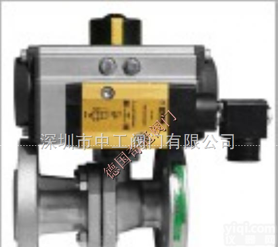 QIG-QUF350-NB  <em>进口气动法兰球阀</em>，进口气动防爆法兰球阀