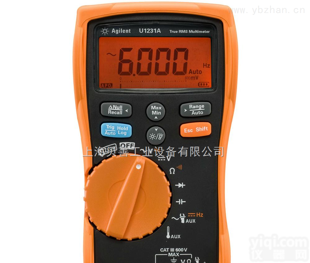 <em>U1231A</em>  Agilent安捷伦 <em>U1231A</em><em>手持式</em>数字万用表 真<em>有效值</em>6000计数，质保3年