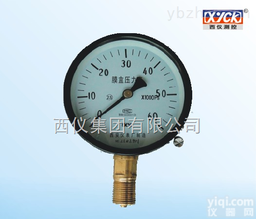 YE-100。YE-<em>150</em>  普通<em>膜盒</em><em>压力表</em>江西<em>膜盒</em><em>压力表</em>