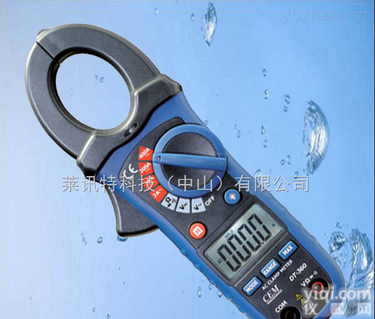 DT-360  华<em>盛昌</em>DT-360自动<em>量程</em>交流数字<em>钳型表</em>